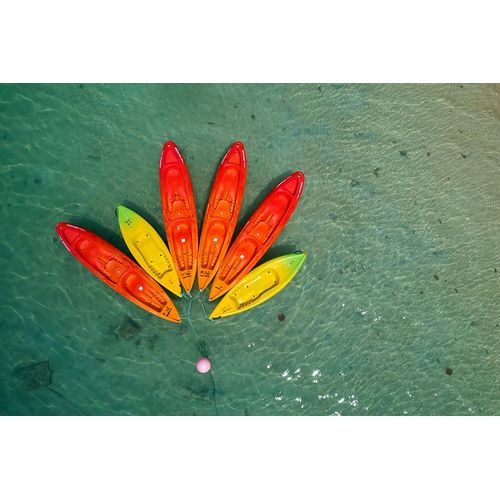 Kayaks-Muri Lagoon-Rarotonga-Cook Islands-South Pacific